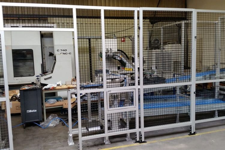Aluminium afscherming gaas