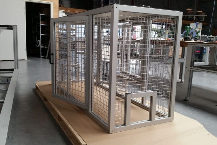 Aluminium afscherming gaas